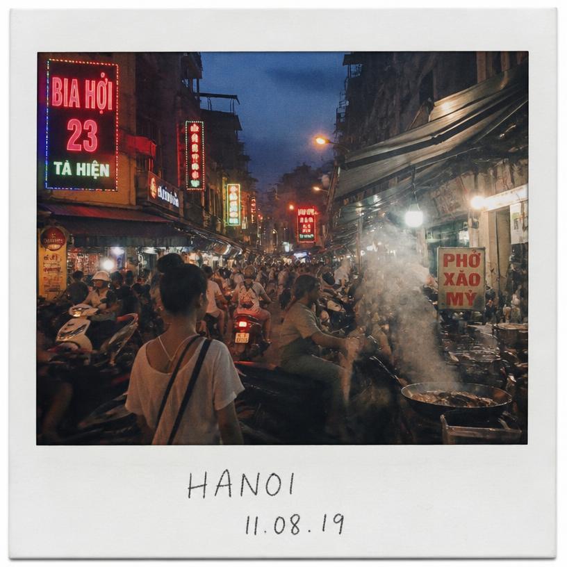 Night market in Hanoi